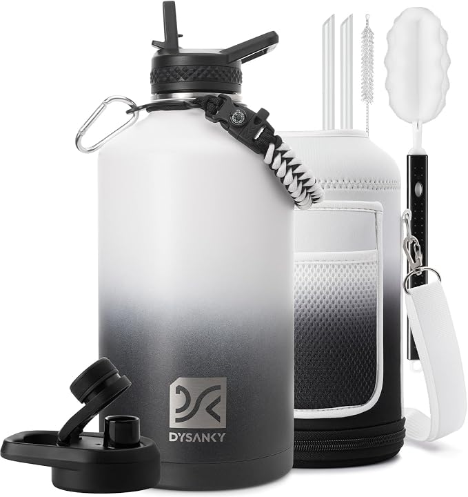 DYSANKY 1 Gallon Insulated Water Bottle | Upgraded Thickened Stainless Steel by DYSANKY