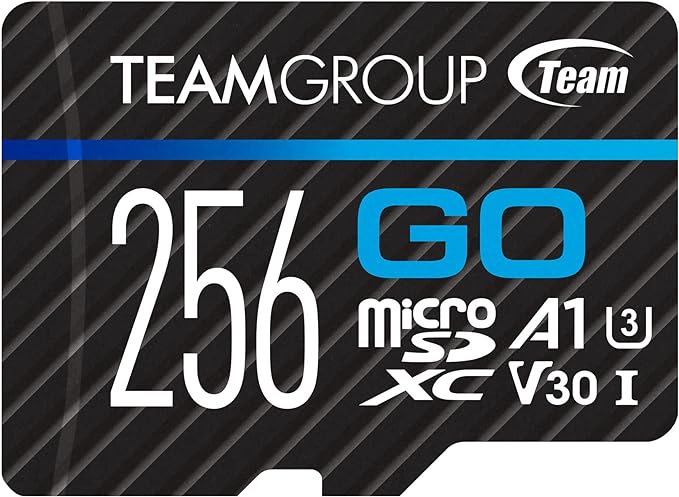 TEAMGROUP GO Card 256GB MicroSDXC UHS-I U3 V30 4K by TEAMGROUP
