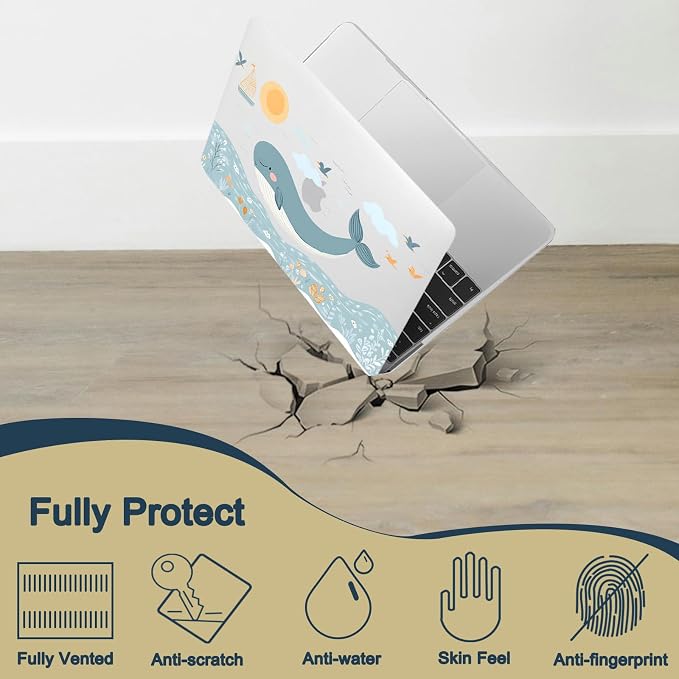 Hard Case for New MacBook Air 13 inch M2 M3 M4 2022 2024 2025 Release, 13.6" - Image 4