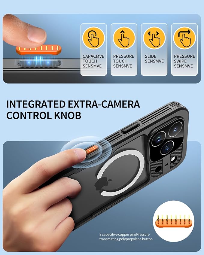 Lanhiem Magnetic for iPhone 17 Pro Case, IP68 Waterproof Dustproof, Built-in - Image 3
