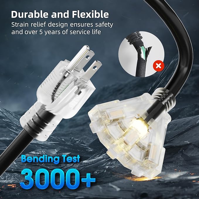 100 FT Outdoor Extension Cord - Image 2