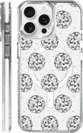 Case for iPhone 13 Pro, Disco Ball Grayish White Phone Case Design，for Women by Toulas