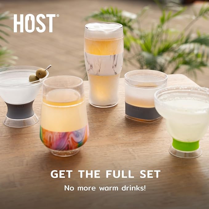 Host Freeze Beer Glasses, Frozen Beer Mugs, Freezable Pint Glass Set, Insulated - Image 6