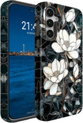 Compatible for Samsung Galaxy S25 Plus 5G Case, Dual Layer Heavy Duty 2 in 1 by BSMOSPER