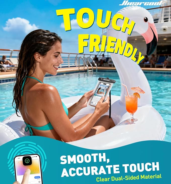 Hiearcool Waterproof Phone Pouch, Water Proof Phone Case - Image 4