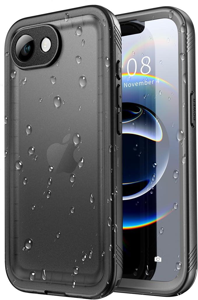 SPORTLINK for iPhone 16e Case/iPhone 17e Case, IP68 Waterproof Military by SPORTLINK