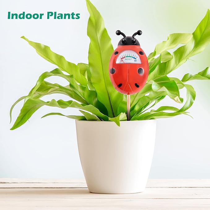 Tennedriv Green Soil Moisture Meter for House Plants, Plant Water Meter,Plant Moisture Meter for House Plants and Outdoor Plants, No Batteries Required