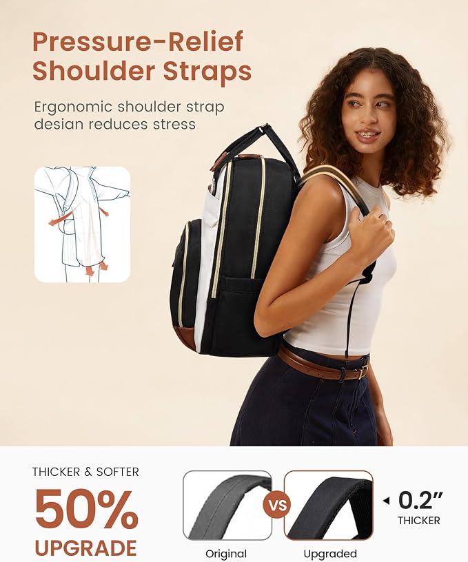 LOVEVOOK Backpack for Women, Laptop Backpack Women, Fits 17 Inch Laptop Bag - Image 5
