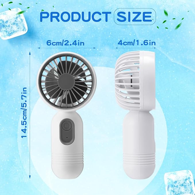 Rossesay 36 Pcs Mini Portable Fan Bulk Cute Handheld Lightweight Small Little - Image 2