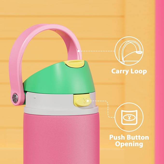 24 oz Insulated Water Bottle for Women: Meoky Stainless Steel Water Bottle - Image 6