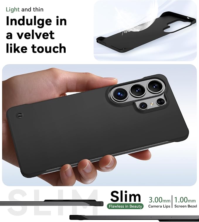 GRECAZO Slim Borderless for Samsung Galaxy S26 Plus Phone Case 6.7" Ultra-Thin - Image 4