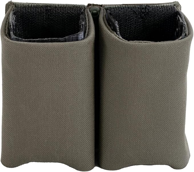 Double Pistol Magazine Pouch, High-Strength Laminate Material, MOLLE Compatible by PointBlankDutyGear