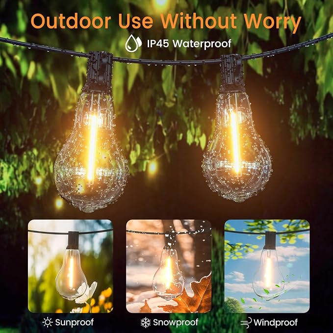 Patio Lights, 100FT Patio Lights - Image 4