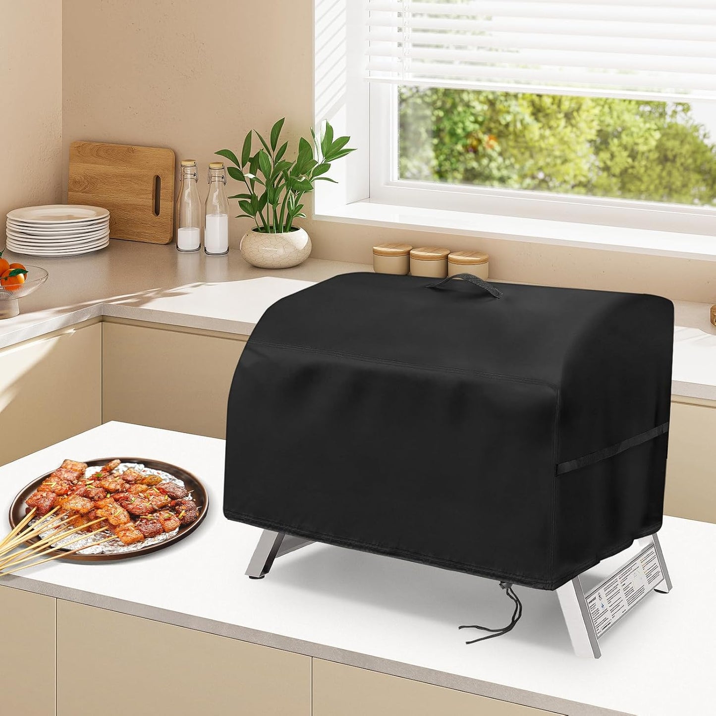 Grill Cover for Z Grills Cruiser 200a Portable Pellet Grill,Waterproof Small Tabletop BBQ Grill Covers - 25 x 20 x 13 Inch