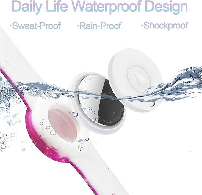 4 Pack Waterproof AirTag Bracelet - Image 3