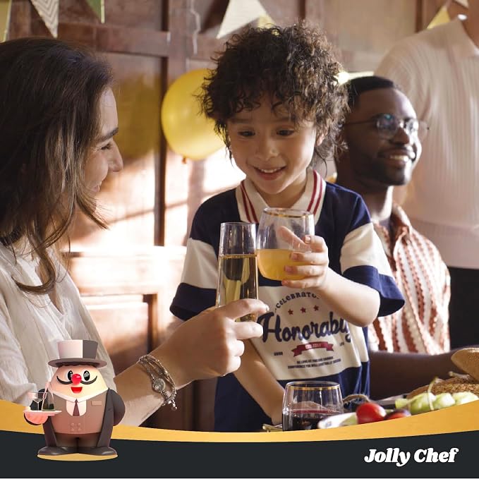 JOLLY CHEF 12 Pack 12oz Gold Plastic Wine Glasses Stemless, Unbreakable - Image 6