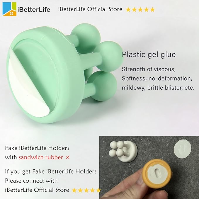 iBetterLife Silicone Toothbrush Shower Holder - Image 8