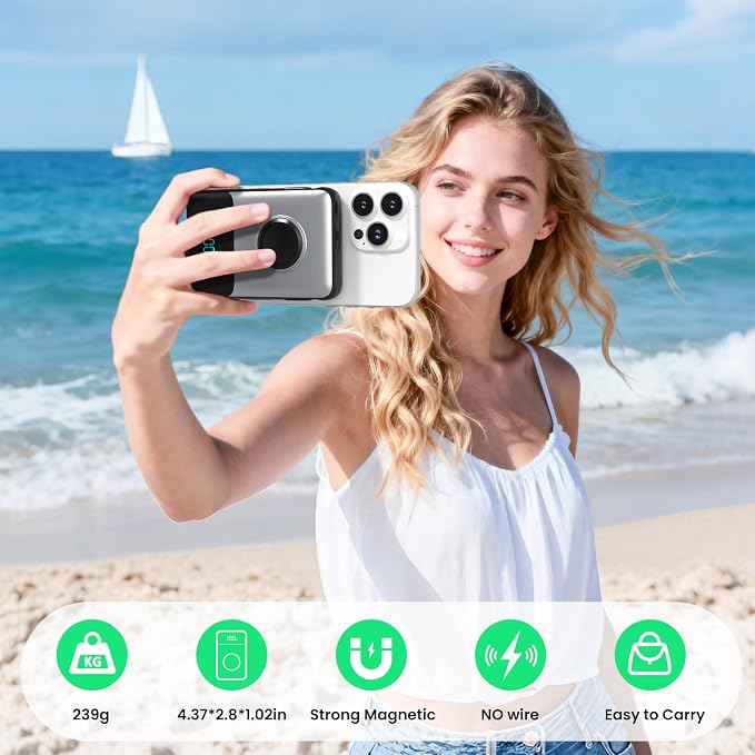 Magnetic Portable Charger for iPhone - Image 2