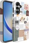 Compatible for Samsung Galaxy S24 5G Case, Dual Layer Heavy Duty 2 in 1 by BSMOSPER