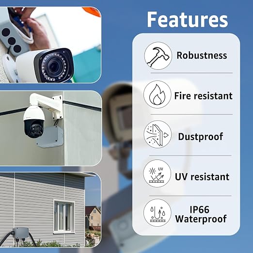 Outdoor Junction Box Waterproof, SuperInk Outdoor Electrical Boxes Weatherproof - Image 6
