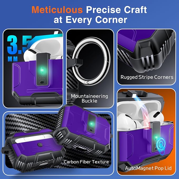 Armoured Heavy Duty for AirPods Pro3 Generation Case - Image 6