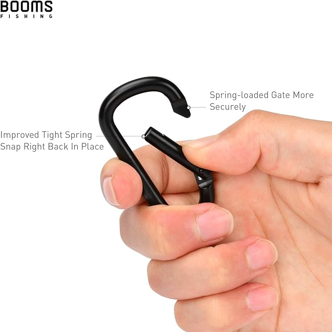 Booms Fishing CC2 Carabiner Clip, 2.3" Small Carabiner Keychain - Image 3