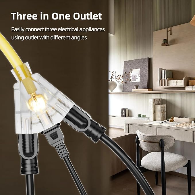15 FT Outdoor Extension Cord - Image 3