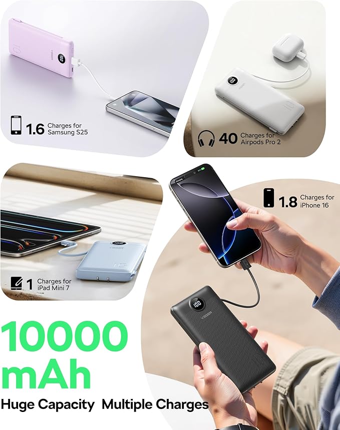 VEGER All in One Travel Portable Charger - Image 4