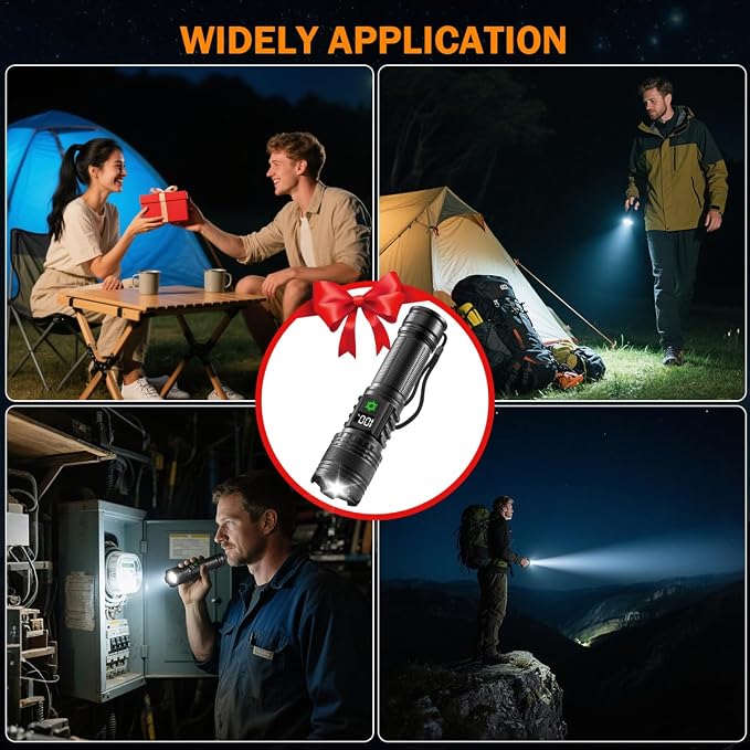 6Pack Rechargeable Flashlights High Lumens, LED Flashlight Rechargeable - Image 7