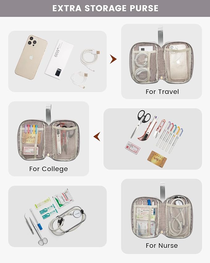 LOVEVOOK Laptop Backpack for Women, 15.6 Inch Work Laptop Bag - Image 7