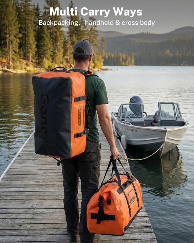 Gonex Waterproof Duffel Bag, 90L Heavy Duty Dry Duffle Bag - Image 4