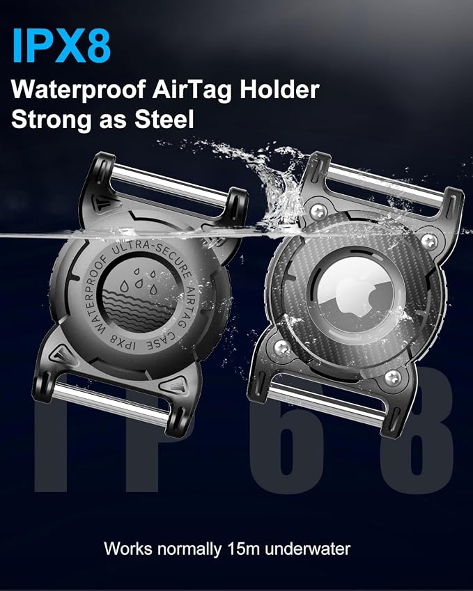 ONEONTA for Airtag Dog Collar Holder 4 Pack | Airtag Dog Waterproof - Image 6