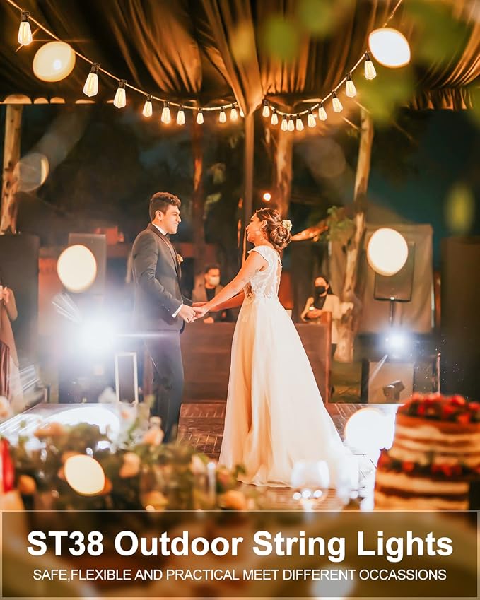 Lightdot 500FT Outdoor String Lights, LED Bistro String Lights - Image 7