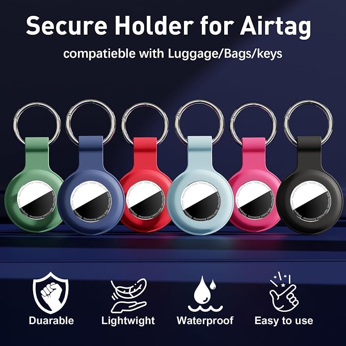 Linsaner Waterproof for AirTag 2nd Gen & 1st Gen Holder Case Keychain for Air - Image 5