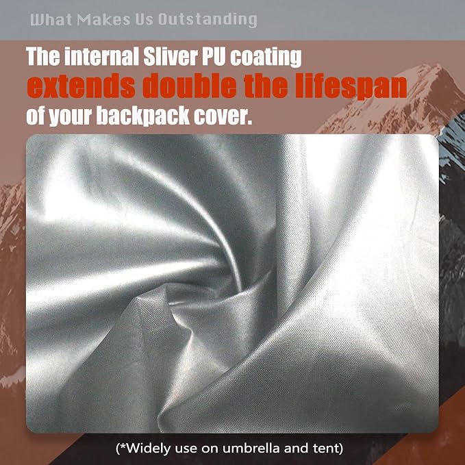 Frelaxy Waterproof Backpack Rain Cover, 10000mm Waterproof Level, Upgraded - Image 4