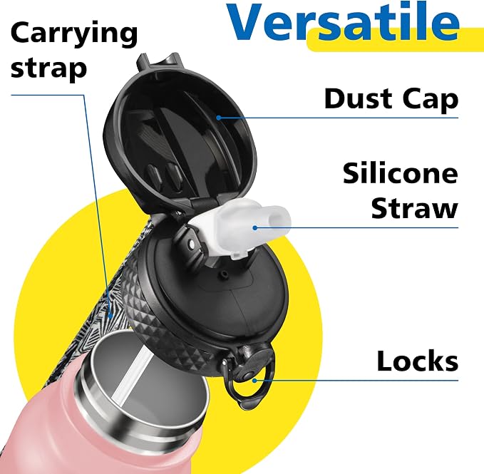 Han's Bottle Sports Water Bottle - 24 Oz - Image 3