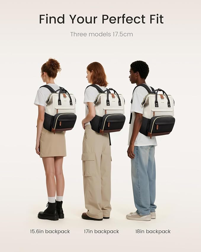 LOVEVOOK Laptop Backpack for Women, 15.6 Inch Work Business Backpacks Purse - Image 5
