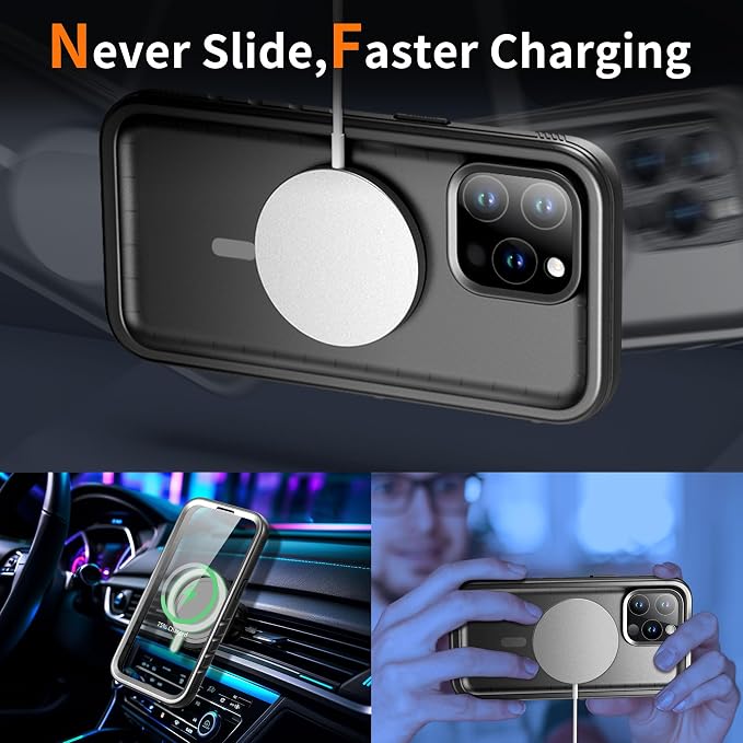 Cozycase for iPhone 15 Pro Waterproof Shockproof Dustproof Case - Image 6