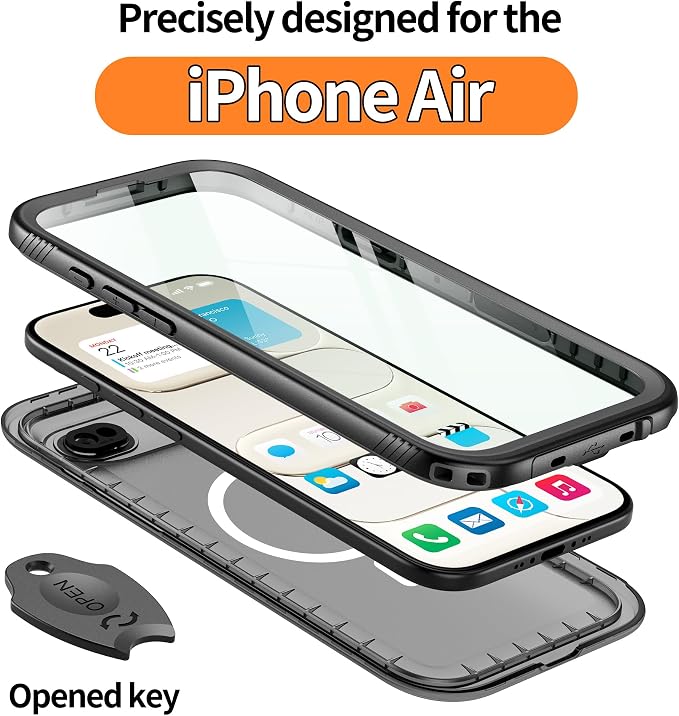 Cozycase for iPhone Air Waterproof Shockproof Dustproof Case - Image 2