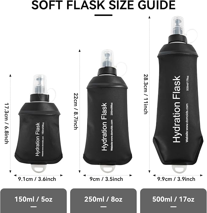 150ml Soft Flask Soft Water Bottle - Image 2