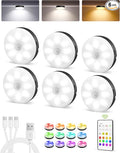 EZVALO Under Cabinet Lighting, 1000mAh Rechargeable Puck Lights by EZVALO