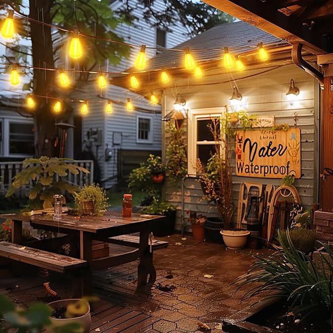 100FT Remote Outdoor String Lights - Image 8