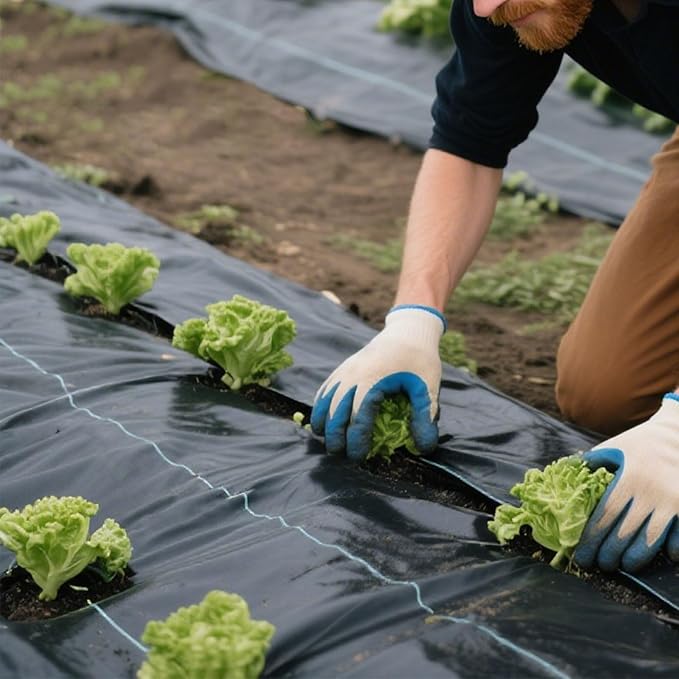 Weed Barrier Landscape Fabric Heavy Duty,3.2 OZ Premium Garden Weed Blocker Fabric for Weed Control, Plastic Ground Cover with Woven Weed Cloth,Durable Landscaping Fabric (4FT X 250 FT)