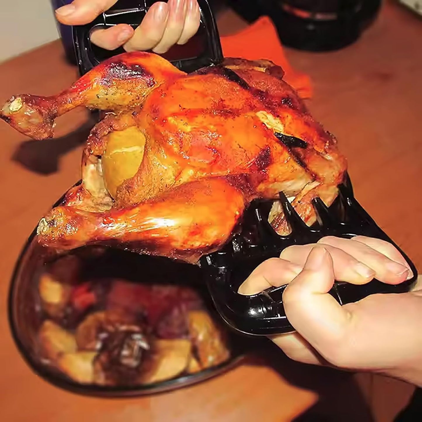 Original Meat Shredder Claws for BBQ – Heat-Resistant Nylon, Ultra-Sharp Blades, Easily Shred, Lift & Handle Pulled Chicken, Beef – Heavy-Duty Barbecue Tool – Black