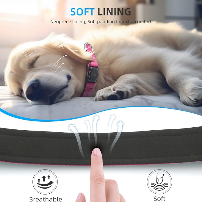 Upgraded AirTag Dog Collar, IP68 Waterproof Air Tag Dog Collar Holder, - Image 8