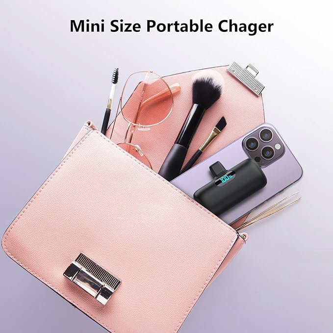 Mini Portable Charger for iPhone, Upgraded 5000mAh PD Fast Charging Battery Pack - Image 4