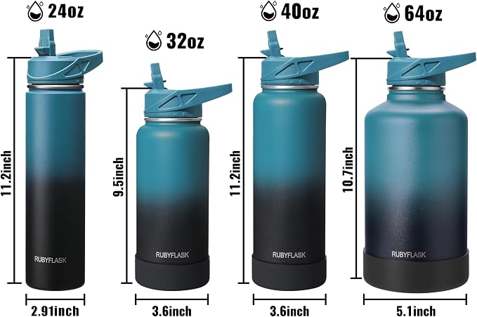 RUBYFLASK 32oz Insulated Water Bottle - Image 6