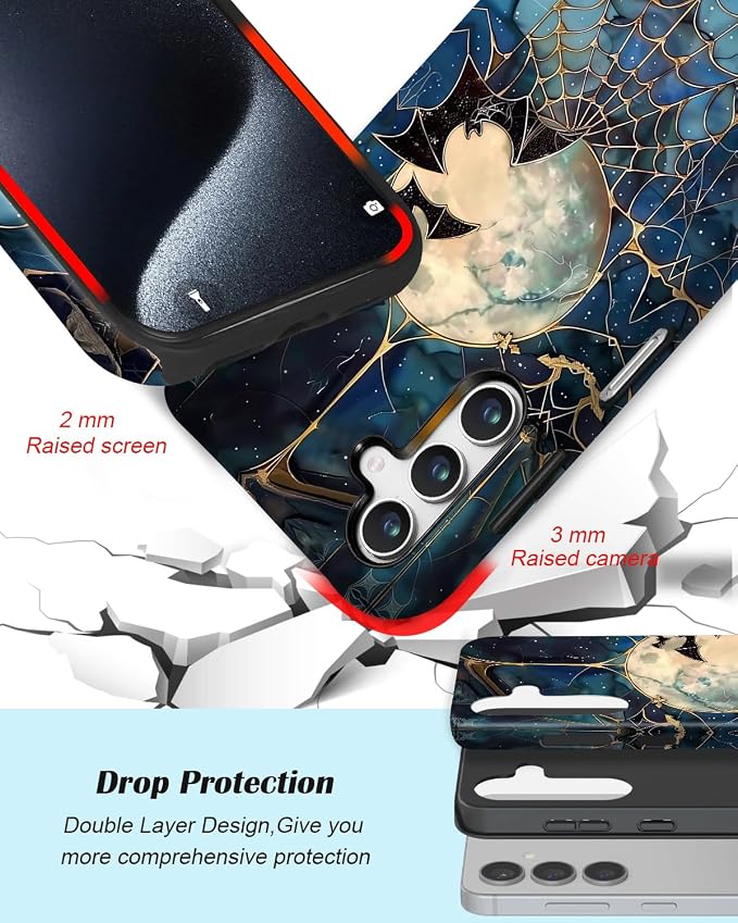 Compatible for Samsung Galaxy A16 5G Case, Dual Layer Heavy Duty 2 in 1 - Image 3