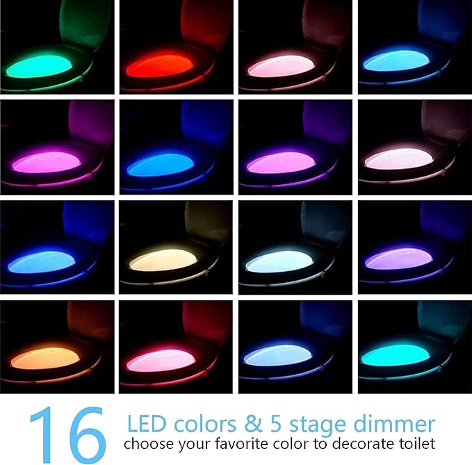 Chunace 4 Pack Toilet Night Light - Image 2