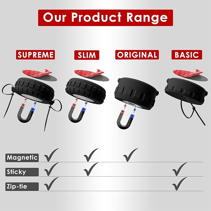 Ultra Strong Neodymium Magnetic Case Compatible AirTag Tag Waterproof Magnet - Image 6